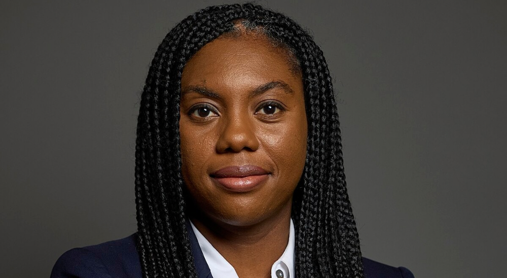 The leader of the United Kingdom’s Conservative Party, Kemi Badenoch